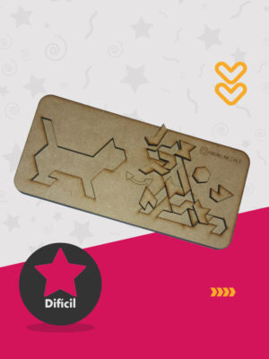 ROMPECABEZAS PERRO GATO