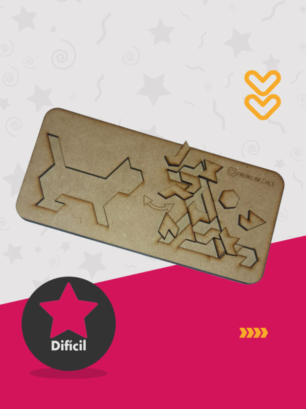 ROMPECABEZAS PERRO GATO