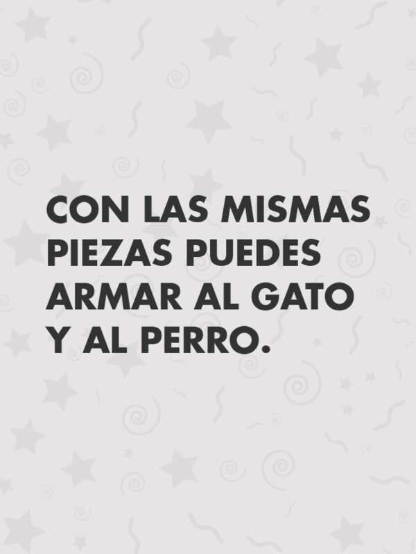ROMPECABEZAS PERRO GATO